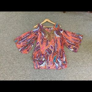 Colorful Bebe dress, size XS